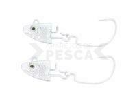 Westin Magic Minnow Weedless Jig Spare Head 9g For Body 8cm Silver #1 2pcs