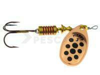 Cucharilla giratoria Mepps Aglia Decorees Copper / Black Dots - #4 | 9g