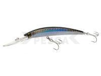 Señuelo duro Yo-zuri Crystal Minnow Deep Diver 110mm 16g | 4-3/8 inch 9/16 oz - Silver Black (R1135-C4)