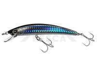 Señuelo duro Yo-zuri Crystal Minnow Floating 110mm 12g | 4-3/8 inch 7/16 oz  - Silver Black (R1124-C4)