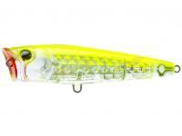 Señuelo Yo-zuri 3DR-X Popper 65mm 6g - R1435-PCLS Prism Chartreuse Silver