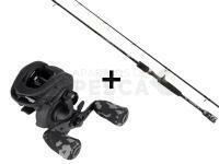 Fishing-Mart Beginner Casting Combo Jaxon Wild Horse + Abu Garcia Max X Black OPS