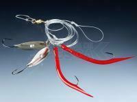 Balzer 71 Grad Nord Gummi Makk-Dorschblinker System dark red - 2+2 4/0