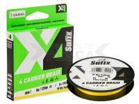 Trenzado Sufix X4 Carrier Braid 150m Hi Vis Yellow - 0.285mm