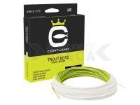 Línea Cortland Trout Boss Trout Series Floating | Chartreuse/White | 100ft | WF5F