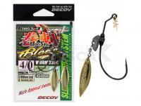 Anzuelos Decoy Makisasu Blade Worm 230 NS Black Gold #1-1.8g