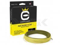 Línea Cortland Pike Musky Float Olive / Pale Yellow 100ft WF10F 380 grains