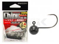 Cabezas plomadas Decoy SV-30 Chinu Head NS Black - #4  1.8g