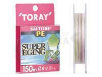 Trenzado Toray Salt Line PE Super Eging F4 150m #1.0