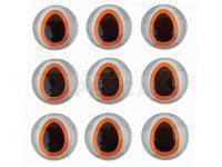 3D fishing lure eyes 12mm - Silver