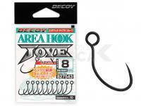 Anzuelos Decoy Area Hook TypeX JOVE AH-10 Mat Black - #6