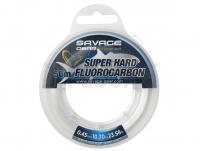 Hilo Fluorocarbono Savage Gear Super Hard Fluorocarbon Clear 50m 0.60mm 18.90kg 41.66lb