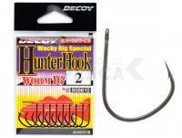Anzuelos Decoy Hunter Hook Worm 16 Mat Black - #1/0