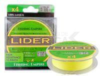 Trenzado Fishing Empire Lider X4 100m fluo yellow - 0.14mm