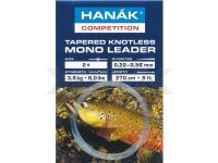 Tapered Knotless Mono Leader Clear 270 cm 9ft 0.17-0.53mm