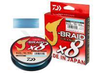 Trenzado Daiwa J-Braid Grand X8 - blue 135m | 0.18mm | 12.5kg | 28.0lb