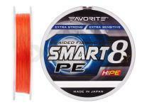 Trenzado Favorite Smart PE 8x 150m (red orange) - #1.5/0.209mm 25lb