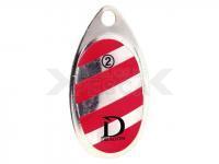 Cucharilla giratoria Dragon AG-CLASSIC no.: 0 silver/red stripes