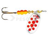 Cucharilla giratoria Mepps Aglia Decorees Silver/Red dots - no. 4