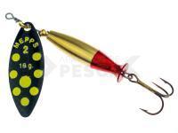 Cucharilla giratoria Mepps Aglia Long Heavy - Black/Yellow Dots #2/16g