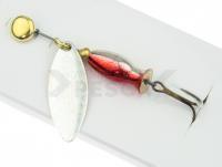 Cucharilla giratoria Mepps Aglia Long Heavy - Silver / Silver-Red #1/8g