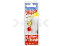 Cucharilla giratoria Mepps Aglia Pompon Gold #0 | 2.5g