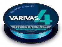 Trenzado Varivas PE 4 Water Blue Edition 150m #1.5 25lb