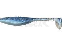 Vinilo Dragon Belly Fish Pro  5cm - Pearl BS/ Clear - Silver/Blue glitter