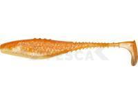 Vinilo Dragon Belly Fish Pro  5cm - Pearl /Clear - Silver/Orange glitter
