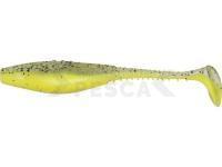 Vinilo Dragon Belly Fish Pro  5cm - Super Yellow/Clear - Black glitter