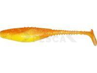 Vinilo Dragon Belly Fish Pro  5cm - Super Yellow/Clear - Orange glitter