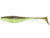 Vinilo Dragon Belly Fish Pro  5cm - Super Yellow/Olive - Black Glitter