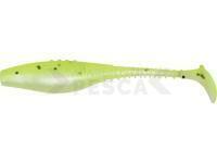 Vinilo Dragon Belly Fish Pro  6cm - Pearl Chartreuse / Black glitter