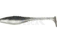 Vinilo Dragon Belly Fish Pro  6cm - Pearl /Clear Smoked - Blue/Black glitter