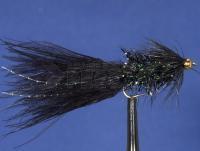 Mosca BH Crystal Bugger Black  no. 8