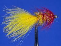 Mosca BH Crystal Bugger Red & Yellow no. 8