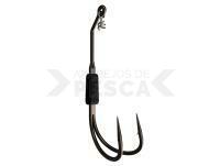 Anzuelos Mustad Frog Trailer Double 2X Weighted 78124AP-WBN - #4/0