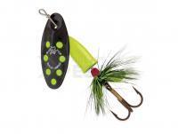 Cucharilla giratoria Blue Fox Vibrax Bullet Fly #2 | 8g - Black Chartreuse