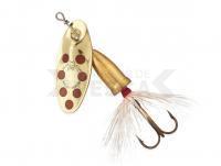 Cucharilla giratoria Blue Fox Vibrax Bullet Fly #2 | 8g - Gold/Brown