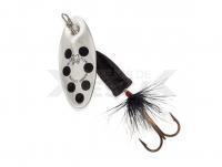 Cucharilla giratoria Blue Fox Vibrax Bullet Fly #2 | 8g - Silver / Black