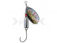 Cucharilla giratoria Jenzi Phantom-F Spinner Single Hook 4.5g - D