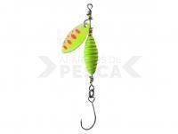 Cucharilla giratoria Jenzi Phantom-F Spinner UV Single Hook 5g - C