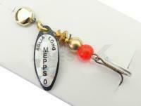 Cucharilla giratoria Mepps Aglia Long Rainbo #0 | 2.5g - Black