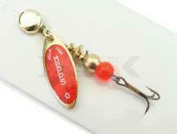 Cucharilla giratoria Mepps Aglia Long Redbo #0 | 2.5g - Gold