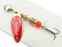 Cucharilla giratoria Mepps Aglia Long Redbo #1 | 4.5g - Gold