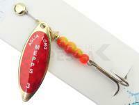 Cucharilla giratoria Mepps Aglia Long Redbo #3 | 11.5g - Gold