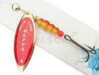 Cucharilla giratoria Mepps Aglia Long Redbo #4 | 17g - Copper
