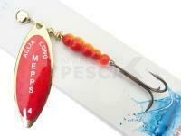 Cucharilla giratoria Mepps Aglia Long Redbo #4 | 17g - Gold
