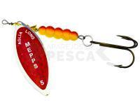 Cucharilla giratoria Mepps Aglia Long Redbo #5 | 29g - Silver / Red