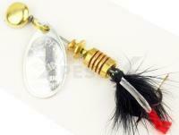 Cucharilla giratoria Mepps Aglia Mouche Silver / Black #1 3.6g